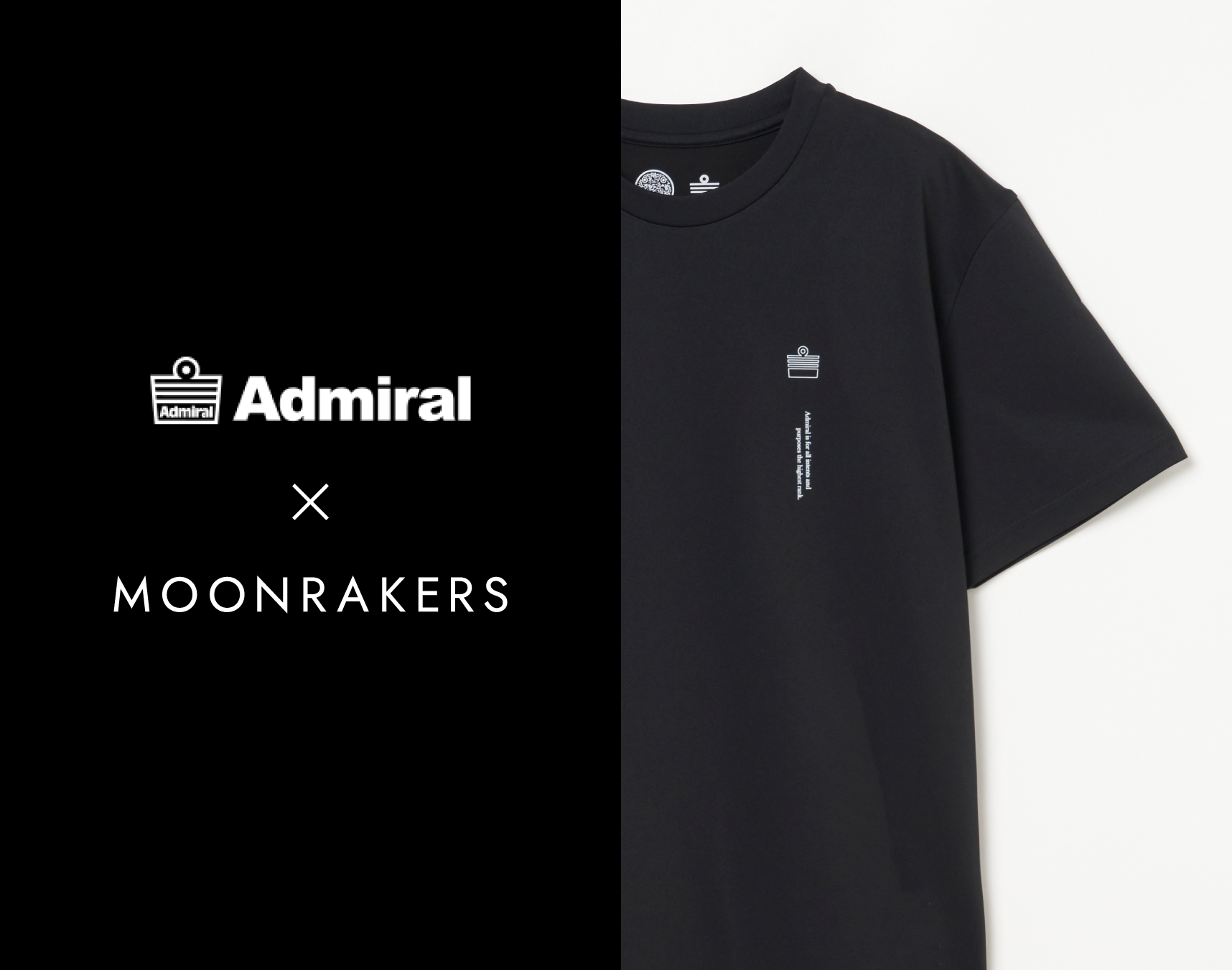 |Admiral × MOONRAKERS |コラボレーションTシャツ リリースのお知らせ