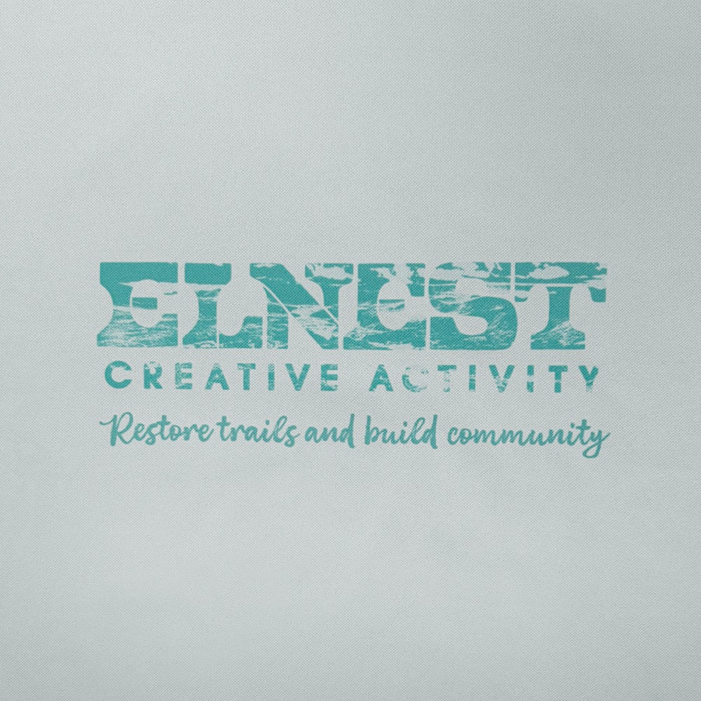 ELNEST × GREENable MOON TEE -for the trails we walk- (Collaboration with ELNEST CREATIVE ACTIVITY)