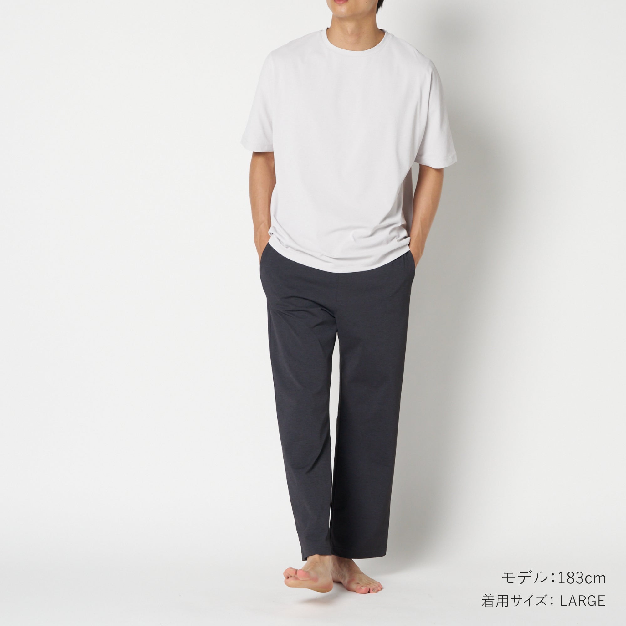 ムーンテックナチュール チルウェア ドルマンTシャツ 5分袖