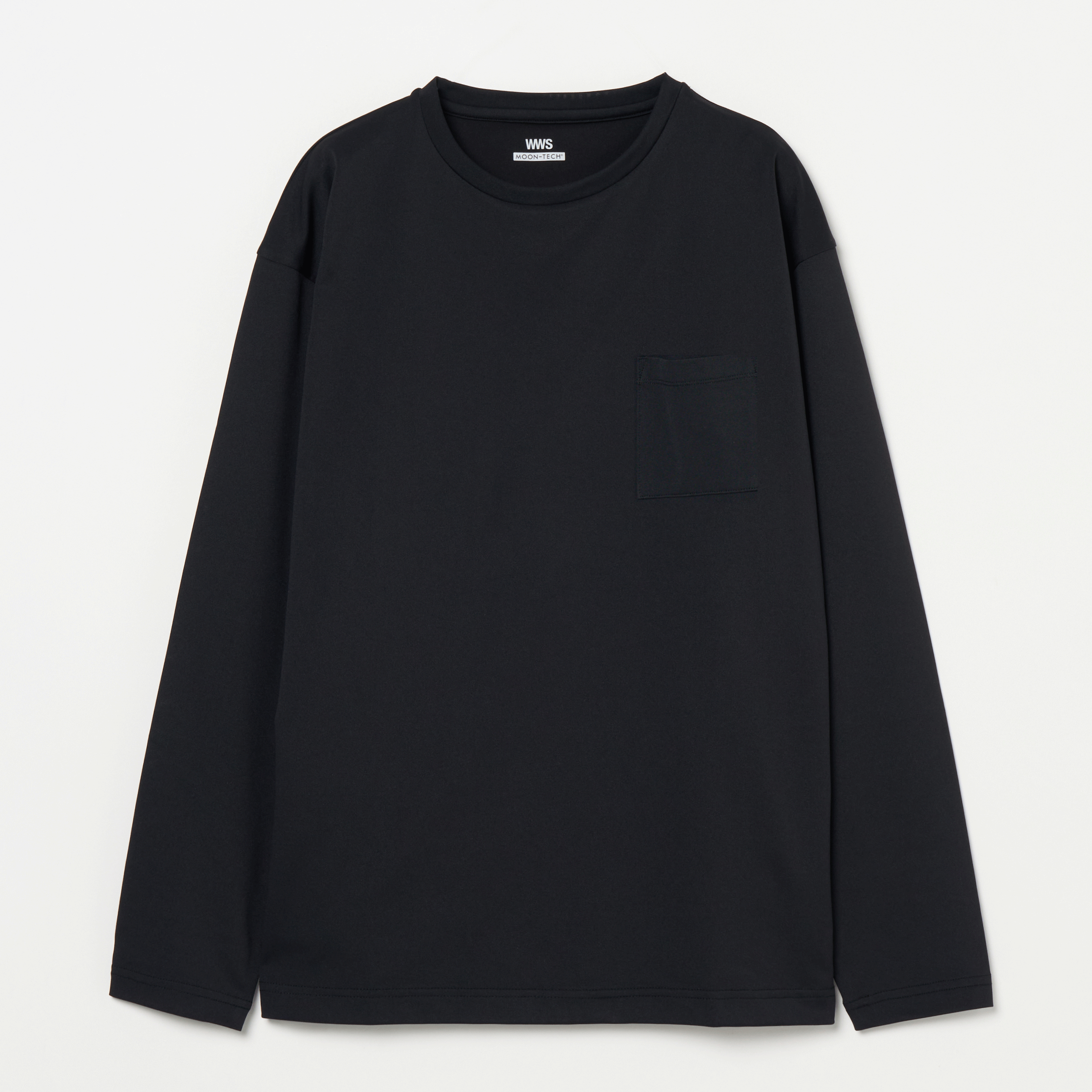 MOON-TECH® Oversized Pocket Long-Sleeve T-Shirt (Collaboration with WWS)