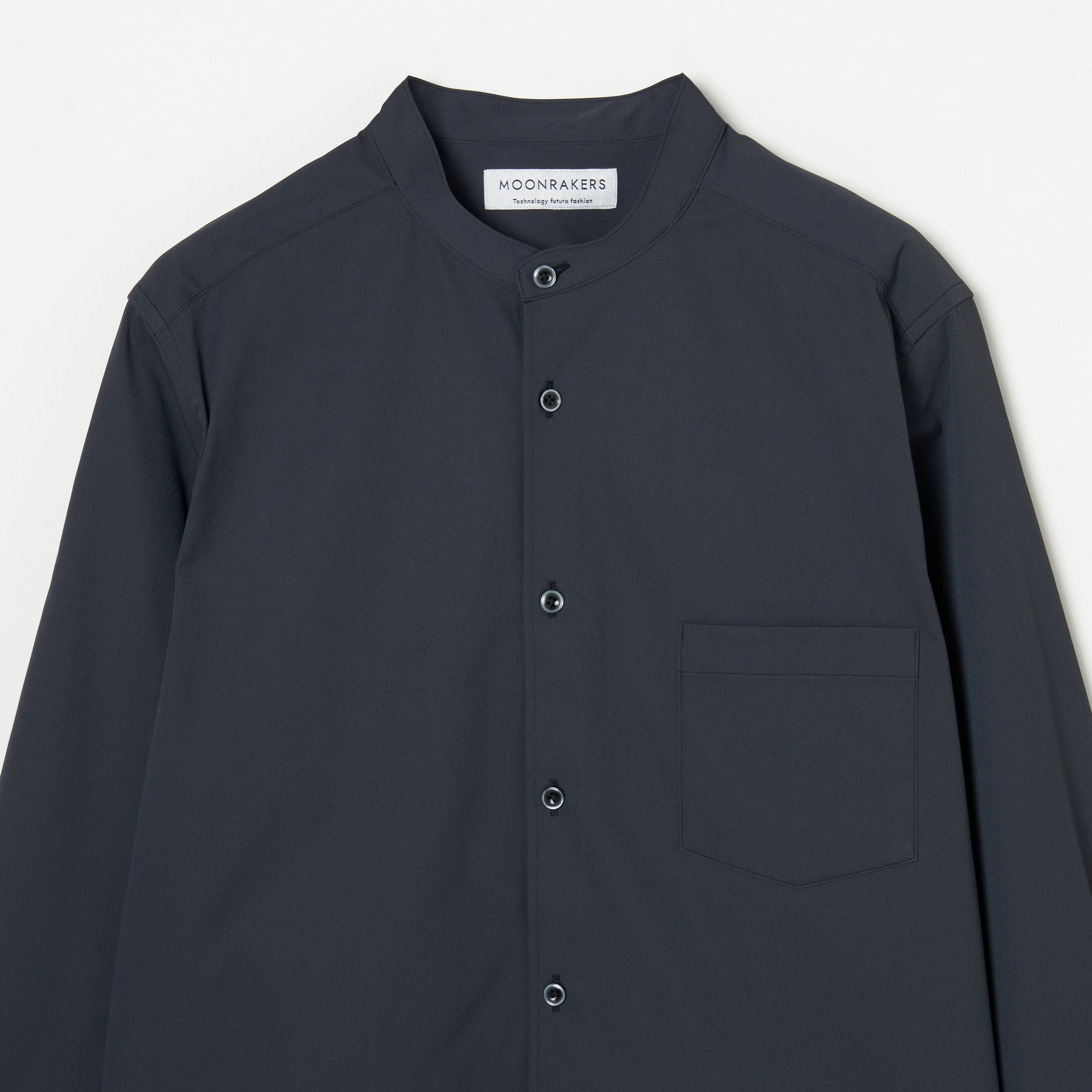 MOON-TECH® Band Collar Shirt