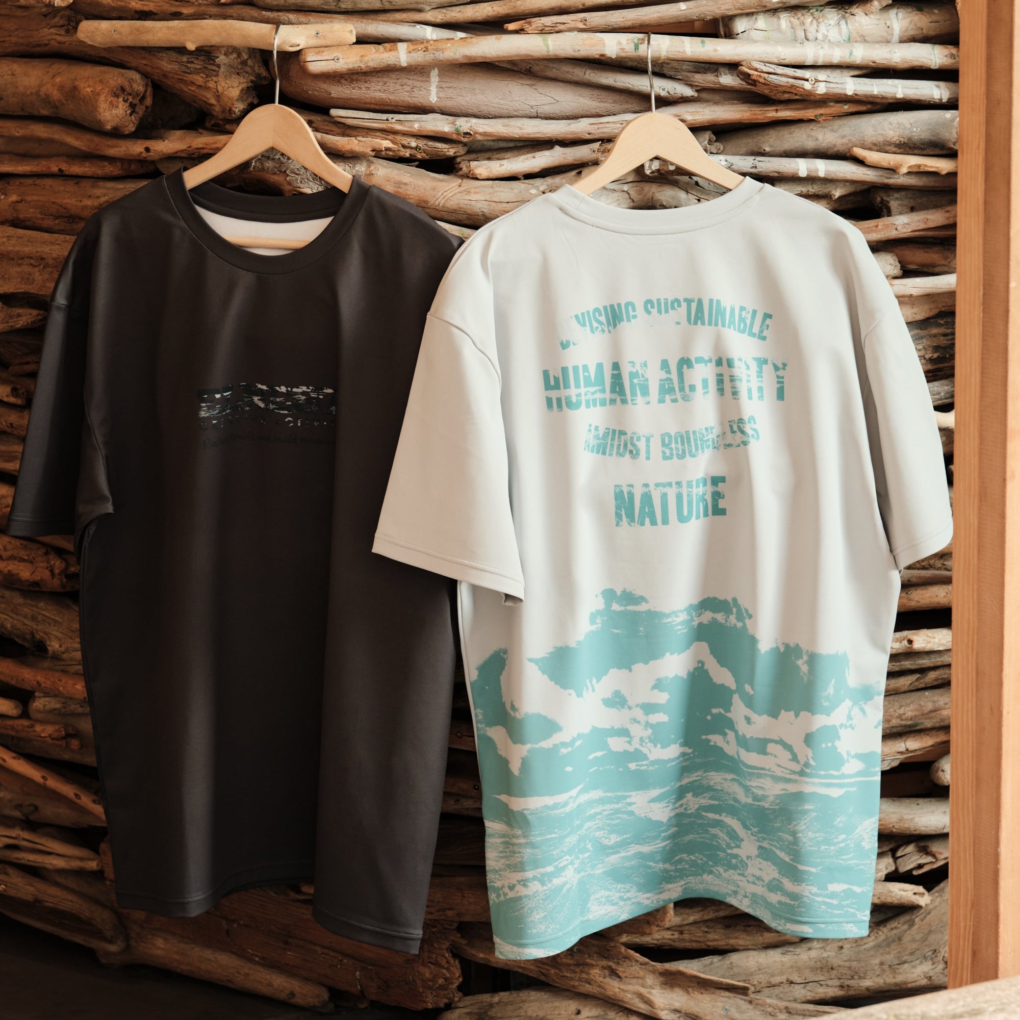 ELNEST × GREENable MOON TEE -for the trails we walk- (Collaboration with ELNEST CREATIVE ACTIVITY)