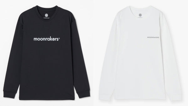 MOON-TECH® ロゴ・Vネック長袖Tシャツ　再入荷のお知らせ