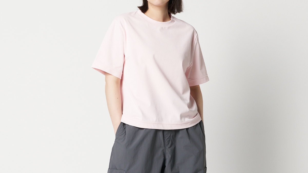 初女性アイテム、遂にローンチ！  ｜無敵のレディースT「MOON-TECH®ナチュール Short Tops」