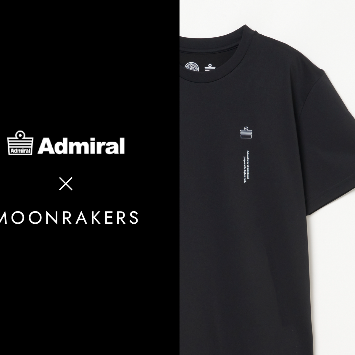 Admiral × MOONRAKERS ｜コラボレーションTシャツ リリースのお知らせ