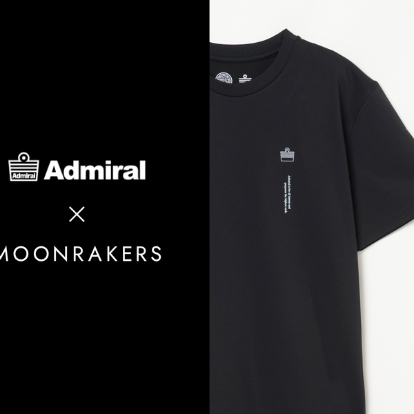 【新作】Admiral 2025SS Tシャツ Mサイズ Admiral × MOONRAKERS ｜コラボレーションTシャツ リリースのお知らせ