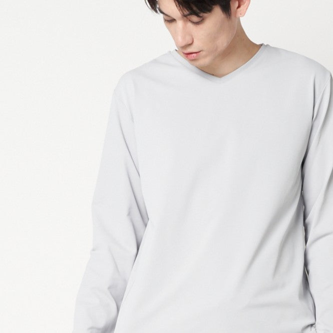 Moontech V-Neck Long Sleeve T-Shirt