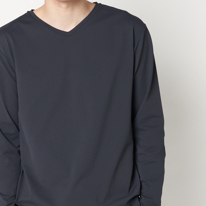 Moontech V-Neck Long Sleeve T-Shirt