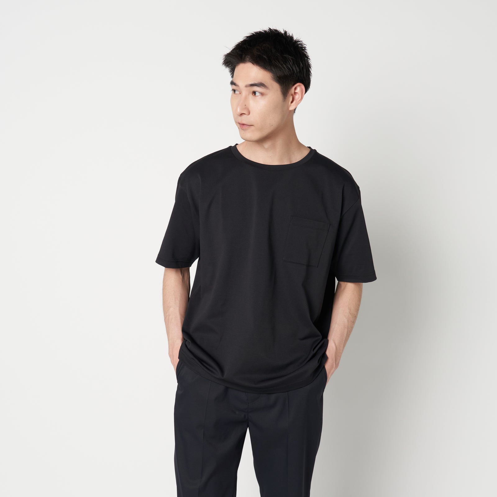 オーバーサイズ エンブロ Tシャツ/MT207K3/38S MOON-TECH®オーバーサイズポケットT（Collaboration with WWS