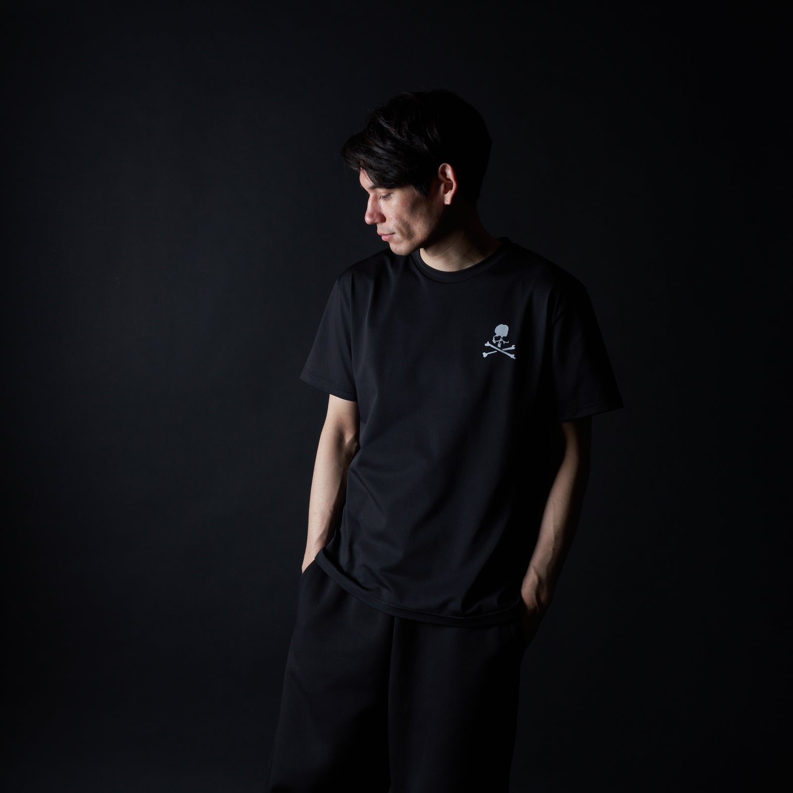 FRONT SKULL TEE/ MOONRAKERS FIT（Collaboration with MASTERMIND）