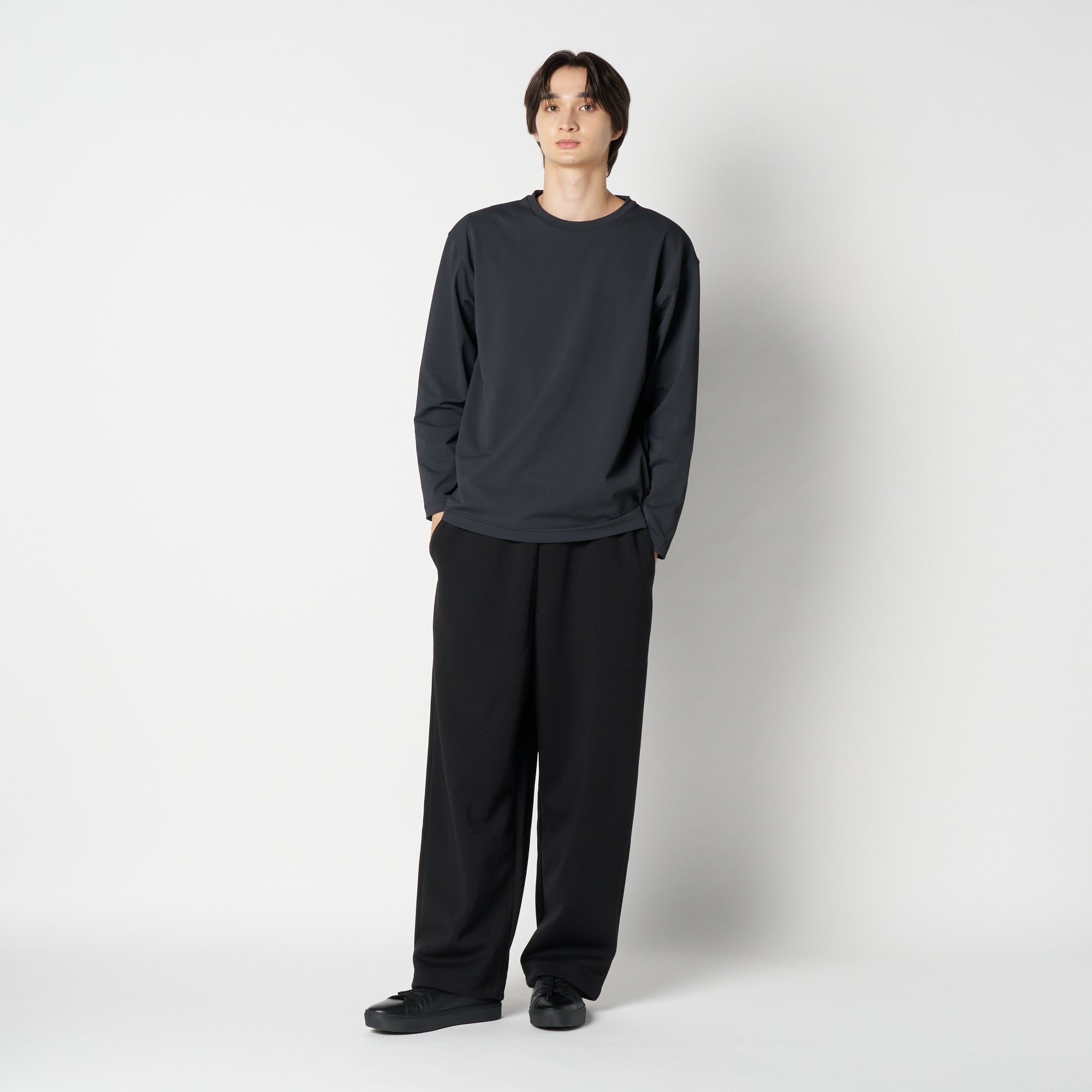 MOON-TECH® Oversized Long-Sleeve T-Shirt (Collaboration with WWS)