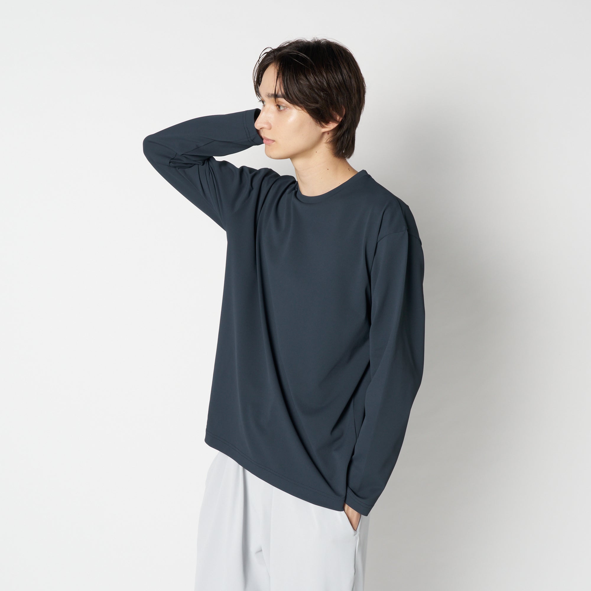 MOON-TECH® Oversized Long-Sleeve T-Shirt (Collaboration with WWS)