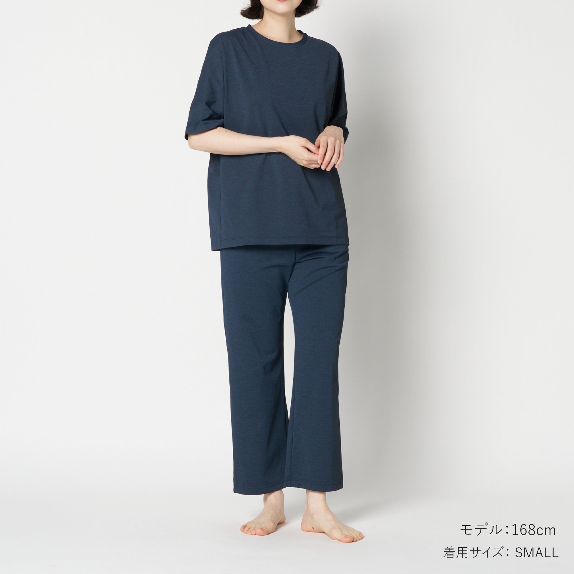 ムーンテックナチュール  チルウェア ドルマンTシャツ 5分袖