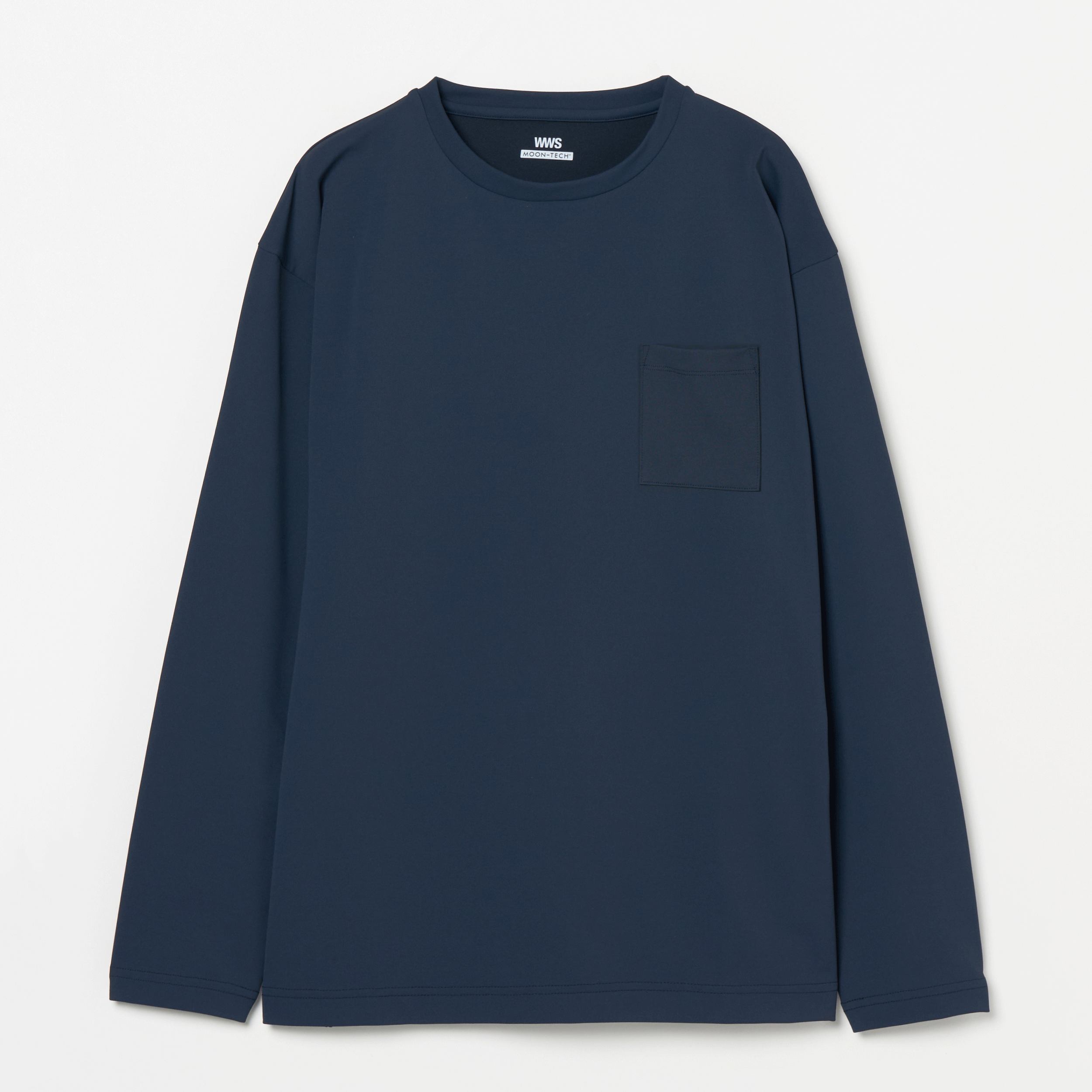 MOON-TECH® Oversized Pocket Long-Sleeve T-Shirt (Collaboration with WWS)