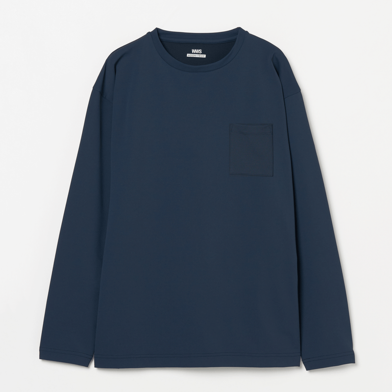 MOON-TECH®オーバーサイズポケットロングスリーブT（Collaboration with WWS）