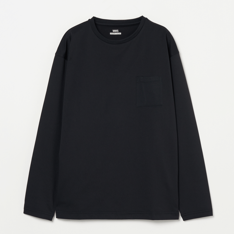 MOON-TECH®オーバーサイズポケットロングスリーブT（Collaboration with WWS）