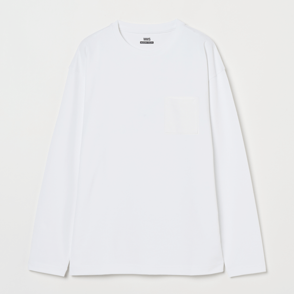 MOON-TECH®オーバーサイズポケットロングスリーブT（Collaboration with WWS）