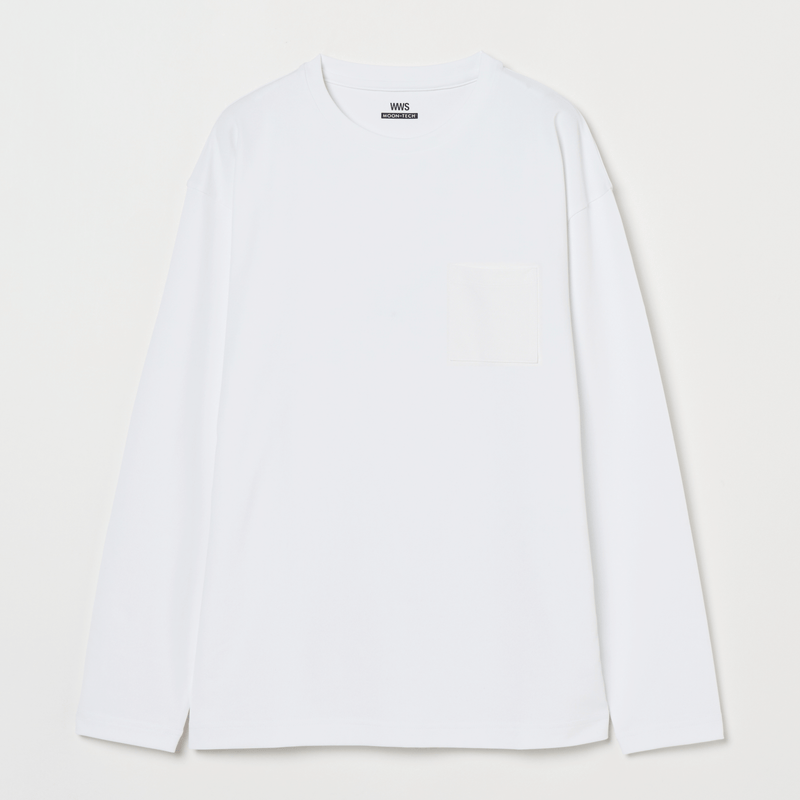 MOON-TECH®オーバーサイズポケットロングスリーブT（Collaboration with WWS）