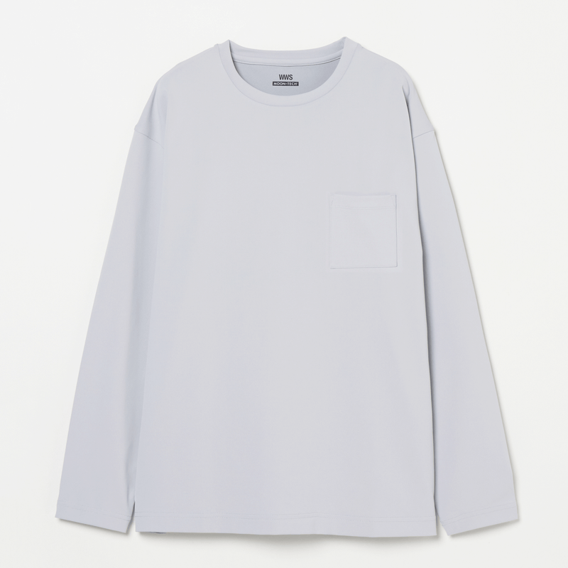 MOON-TECH®オーバーサイズポケットロングスリーブT（Collaboration with WWS）