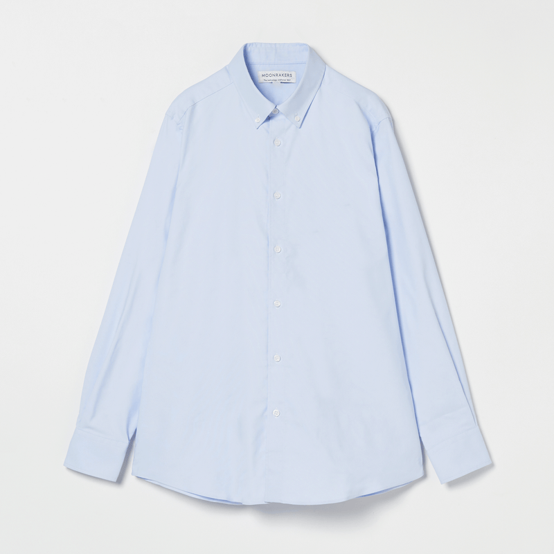 無敵の白シャツ｜MOON-TECH®Shirt ボタンダウン　L チャコール MOON-TECH®シャツ ボタンダウン – MOONRAKERS