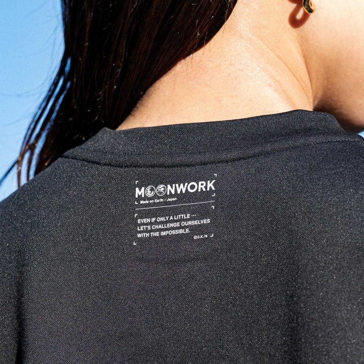 MOONWORKシリーズ】 ロングスリーブTシャツ（Collaboration with 宇宙